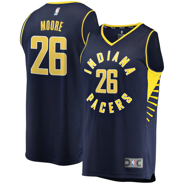 Maillot nba Indiana Pacers Icon Edition Homme Ben Moore 26 Bleu marin